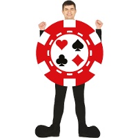 Déguisement Jeton de Poker pour adulte