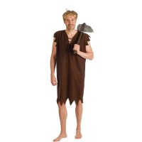 Costume d'homme des cavernes marron pour hommes