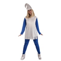 Costume de lutin bleu pour femmes