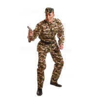 Costume de soldat camouflé pour hommes