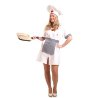 Costume de maître cuisinier pour femme