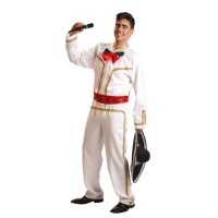 Costume de mariachi blanc pour hommes