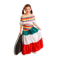 Costume de mariachi blanc pour filles