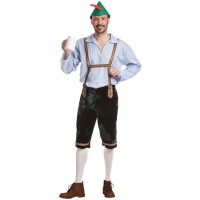 Costume tyrolien avec bonnet pour hommes