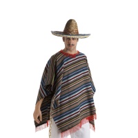 Poncho mexicain pour hommes