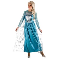 Costume de princesse des glaces pour femme