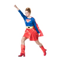 Costume Superman avec cape pour femmes