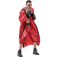 Costume de boxeur rouge pour hommes