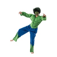 Costume de super-héros vert pour enfants