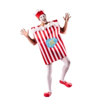 Costume de boîte à pop-corn pour adultes