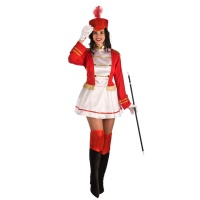 Costume de majorette artistique pour femmes