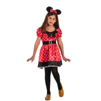 Costume de souris Minnie avec oreilles pour filles