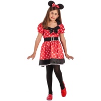 Costume de souris Minnie avec oreilles pour filles