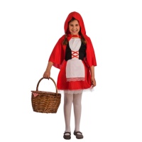 Costume du Petit Chaperon Rouge avec cape et tablier pour filles