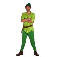 Costume de garçon perdu vert pour adulte