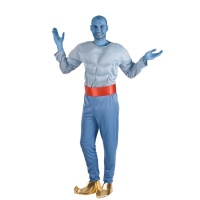 Costume de Génie d'Aladdin Costume musculaire pour hommes