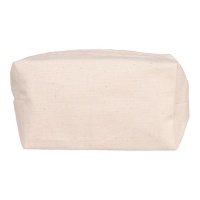 Trousse de toilette personnalisable en coton 15 x 9 x 9 x 5 cm - 1 pc.