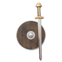 Épée et bouclier médiévaux antiques pour enfants