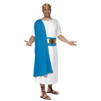 Costume de sénateur romain - Bleu pour hommes