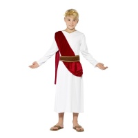 Costume de citoyen romain avec tunique pour enfants
