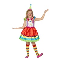 Costume de clown arlequin pour filles