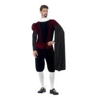 Costume d'écrivain baroque pour homme