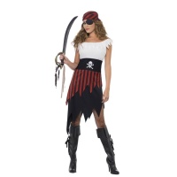 Costume de pirate boucanier pour femme