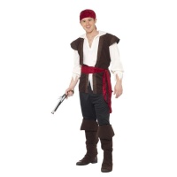 Costume de pirate d'outre-mer pour homme