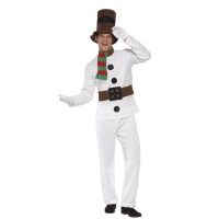 Costume de bonhomme de neige pour hommes