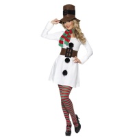 Costume de bonhomme de neige pour femmes