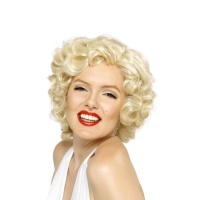 Perruque blonde Marilyn Monroe sous licence officielle