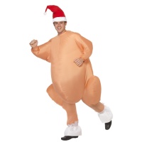 Costume de poulet cuit gonflable