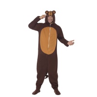 Costume de singe à capuche pour adulte