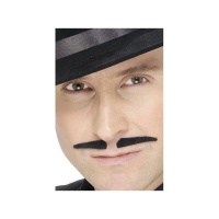 Moustache de mafieux noir