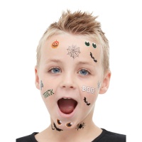 Tatouages temporaires Halloween pour enfants