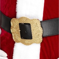 Ceinture avec boucle dorée du Père Noël