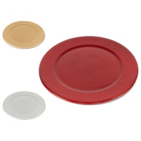 assiette décorative ronde de 13 cm - DCasa - 1 pc.