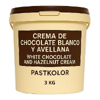 Crème de chocolat blanc et noisette 6 kg - Pastkolor