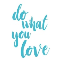 Pochoir Do What You Love message 20 x 28,5 cm - Artis decor - 1 unité