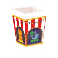 Grande boîte à pop-corn Cirque Joyeux - 12 unités