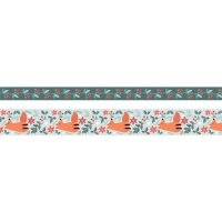 Christmas fox washi tape - 2 pcs.