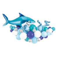 Couronne de Ballons Requin - PartyDeco - 75 pcs.