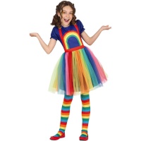 Costume de fille arc-en-ciel pour les filles