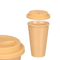 Gobelet de 360 ml avec couvercle en silicone - 1 unité