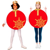 Costume de boule de Noël pour enfants