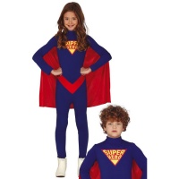 Costume de super-héros pour enfants avec cape