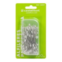 Épingles à tête en forme de goutte d'eau 5,3 cm - Castelltort - 100 pcs.