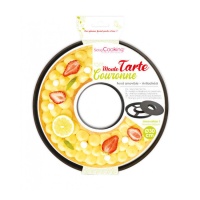 Moule rond en acier 30 x 2,5 cm - Scrapcooking