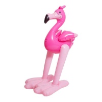 flamant rose gonflable de 1,20 m