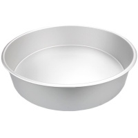 Moule rond en aluminium 40 x 40 x 7,5 cm - Decora